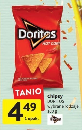 Intermarche Natchosy hot corn doritos oferta
