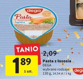 Pasta z łososiem łagodna dega