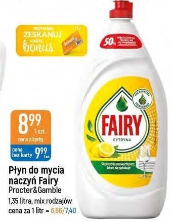 E.Leclerc Płyn do mycia naczyń lemon fairy oferta