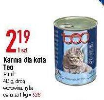 E.Leclerc Karma dla kota z wołowiną teo oferta