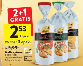 Intermarche Wafle ryżowe jumbo pizza good food oferta