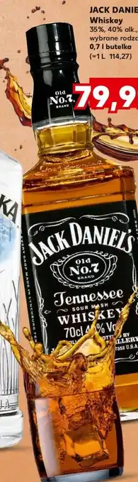 Kaufland Jack Daniel's Whiskey amerykańska 1 litr  35% lub 40% oferta