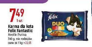 E.Leclerc Karma dla kota z wołowiną i drobiem purina felix fantastic duo oferta