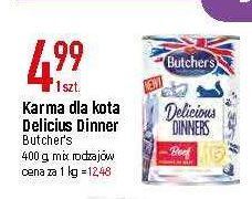 E.Leclerc Karma dla kota z wołowina butcher's delicious dinners oferta
