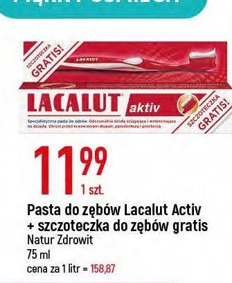 E.Leclerc Pasta do zębów lacalut aktiv oferta