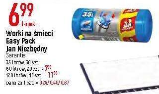 E.Leclerc Worki na śmieci easy-pack 120 l jan niezbędny oferta
