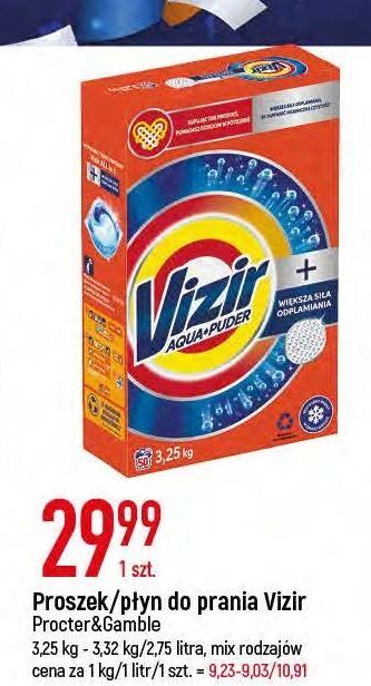 E.Leclerc Proszek do prania większa siła odplamiania vizir aqua puder oferta