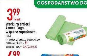 E.Leclerc Worki na śmieci aroma bags 35 l ravi oferta