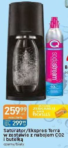 E.Leclerc Ekspres do gazowania wody terra czarny sodastream oferta