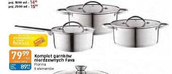 E.Leclerc Komplet garnków fava florina (florentyna) oferta