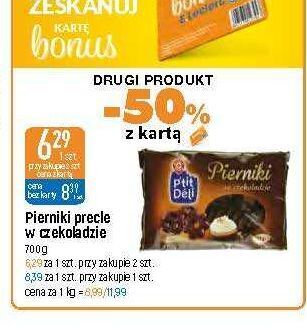 E.Leclerc Pierniki w czekoladzie deserowej wiodąca marka p'tit deli oferta