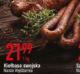 E.Leclerc Kiełbasa swojska nasza wędzarnia e.leclerc oferta