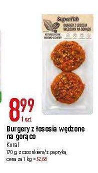 E.Leclerc Burger z łososia wędzony na gorąco superfish oferta