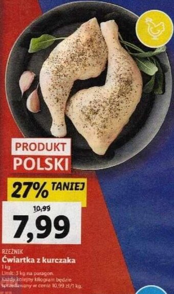 Lidl ćwiartka z kurczaka oferta