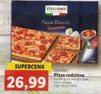 Lidl Italiamo pizza rodzinna oferta