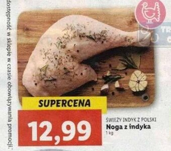 Lidl Noga z indyka 1kg oferta