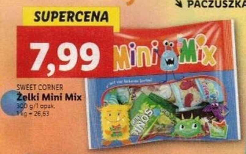 Promocja Sweet corner żelki mini mix w Lidl