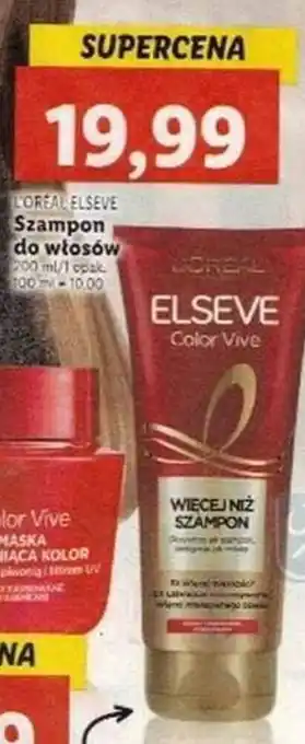 Lidl Loreal elseve szampon do włosów oferta