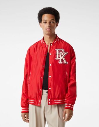 Bershka Lekka kurtka w stylu college z efektem nylonu oferta
