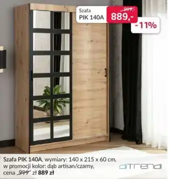 Agata Meble ditrendi szafa pik 140a oferta