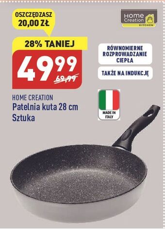 ALDI Patelnia kuta aluminiowa 28 cm home creation oferta