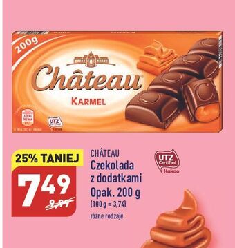 ALDI Czekolada mleczna karmel chateau oferta