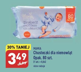 ALDI Chusteczki dla niemowląt comfort mamia oferta