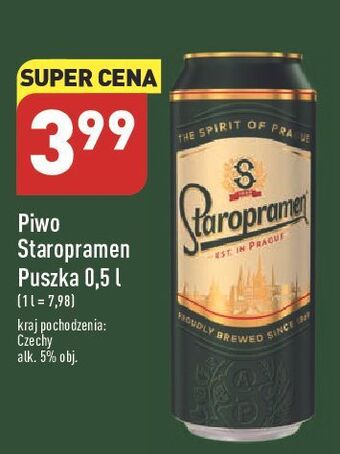 ALDI Piwo staropramen prague oferta