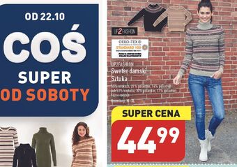 ALDI Sweter damski m-xl up2fashion oferta