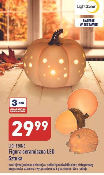 ALDI Figurka ceramiczna led lightzone oferta
