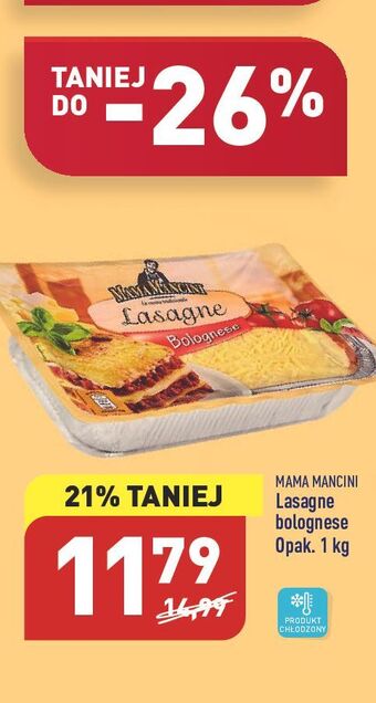 ALDI Lasagne bolognese mama mancini oferta