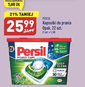 ALDI Kapsułki do prania deep clean universal persil power caps oferta