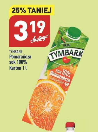 ALDI Sok pomarańczowy tymbark 1936 oferta