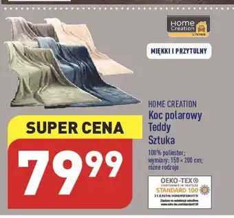 ALDI Koc polarowy 150 x 200 cm home creation oferta