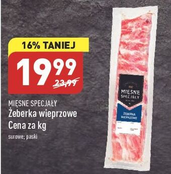 ALDI Żeberka wieprzowe ekstra mięsne mięsne specjały zawsze świeże (aldi) oferta