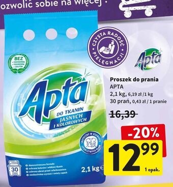 Intermarche Proszek do prania białego apta oferta