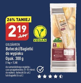 ALDI Bułeczki do wypieku goldahren oferta
