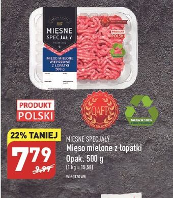 ALDI Mięso mielone z łopatki mięsne specjały zawsze świeże (aldi) oferta