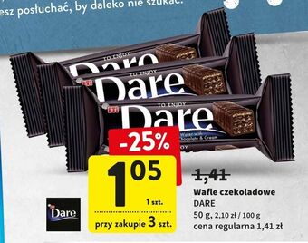 Intermarche Wafelek w ciemnej czekoladzie eti dare oferta