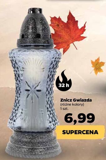 Netto Znicz gwiazda 32 h szary oferta