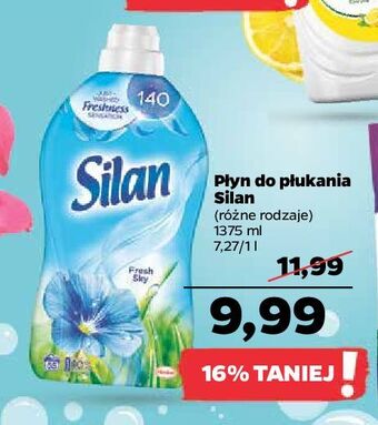 Netto Płyn do płukania fresh sky silan classic oferta