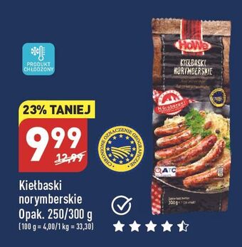 ALDI Kiełbaski norymberskie klasyczne howe oferta