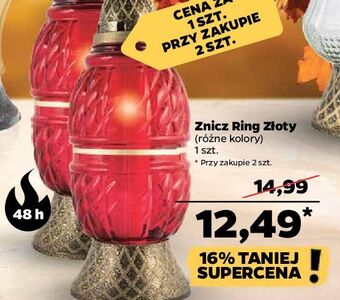 Netto Znicz ring złoty 48 h czerwony oferta