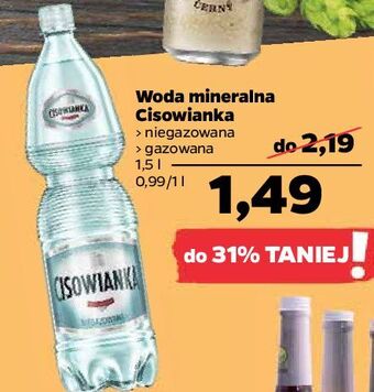 Netto Woda gazowana cisowianka oferta