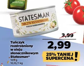 Netto Tuńczyk w oleju słonecznikowym statesman oferta