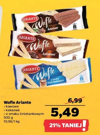 Netto Wafle śmietankowe ariante oferta