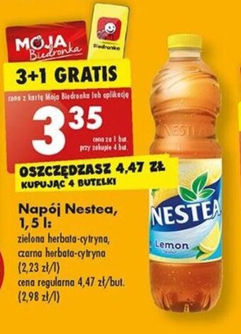 Biedronka Nestea Napój 1,5 l oferta