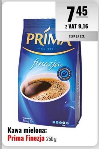 Eurocash Prima kawa mielona finezja 250g oferta