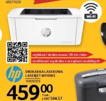 Selgros HP Drukarka laserowa Laserjet M110WE oferta