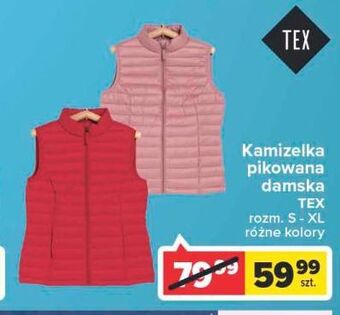 Carrefour Kamizelka damska pikowana s-xl tex oferta